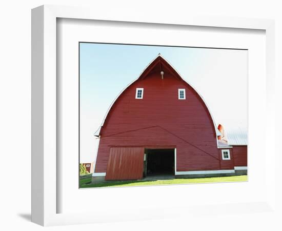 Red Barn-Marnie Burkhart-Framed Photographic Print