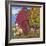 Red Barn-Blenda Tyvoll-Framed Art Print