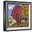 Red Barn-Blenda Tyvoll-Framed Art Print