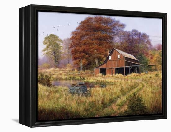 Red Barn-Bill Makinson-Framed Premier Image Canvas