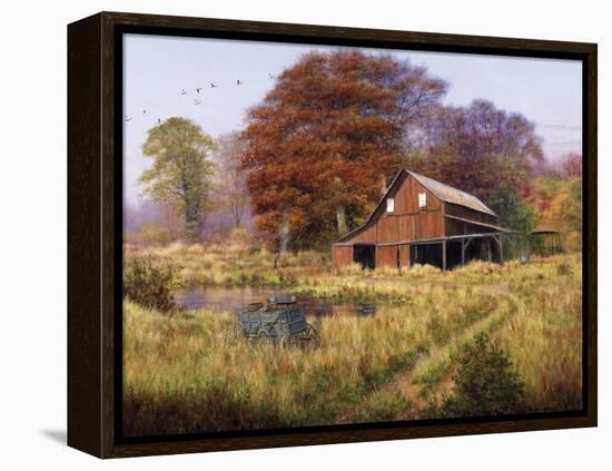 Red Barn-Bill Makinson-Framed Premier Image Canvas