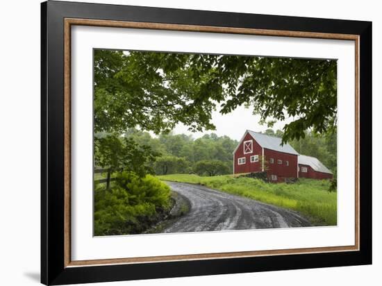 Red Barn-Brenda Petrella Photography LLC-Framed Giclee Print