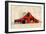 Red Barn-Ynon Mabat-Framed Art Print