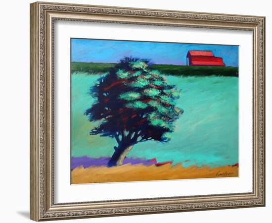 Red Barn-Paul Powis-Framed Giclee Print