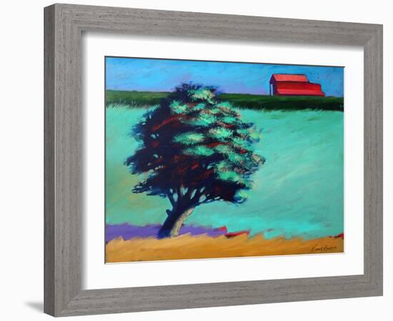 Red Barn-Paul Powis-Framed Giclee Print