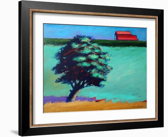 Red Barn-Paul Powis-Framed Giclee Print