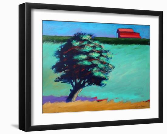 Red Barn-Paul Powis-Framed Giclee Print