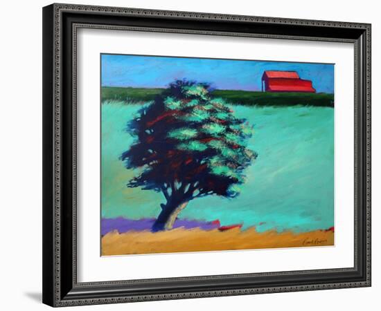 Red Barn-Paul Powis-Framed Giclee Print