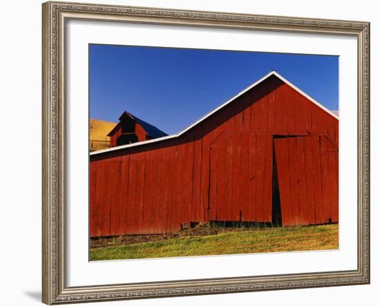 Red Barns-Stuart Westmorland-Framed Photographic Print