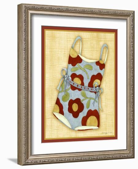 Red Bathing Suit Print-Robin Betterley-Framed Giclee Print