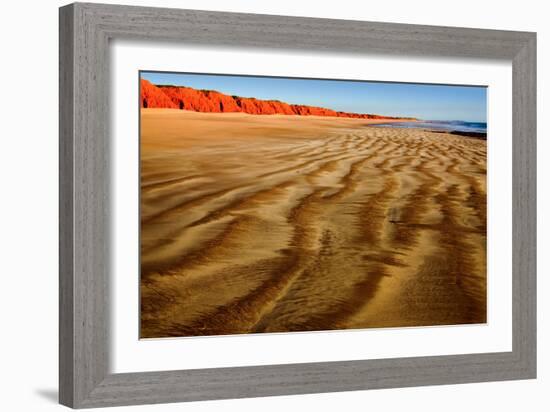 Red Beach II-Howard Ruby-Framed Photographic Print