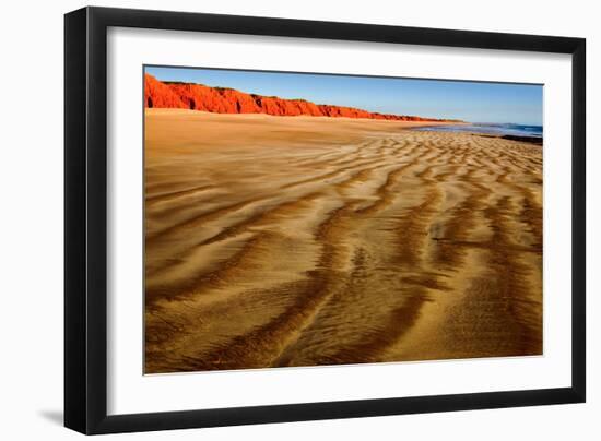 Red Beach II-Howard Ruby-Framed Photographic Print