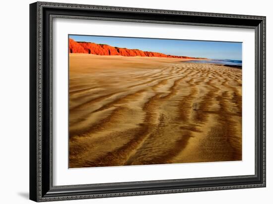 Red Beach II-Howard Ruby-Framed Photographic Print