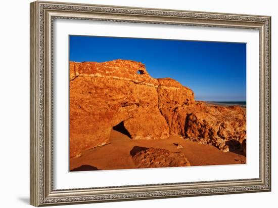 Red Beach-Howard Ruby-Framed Photographic Print