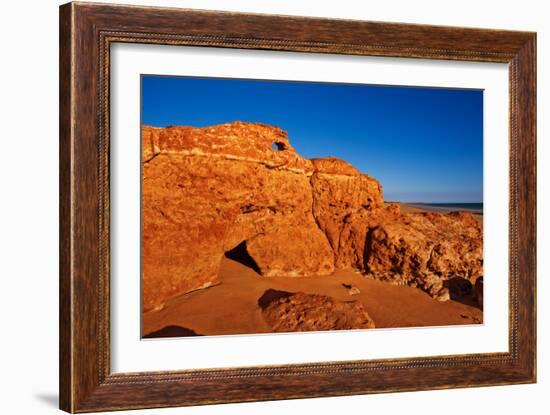 Red Beach-Howard Ruby-Framed Photographic Print