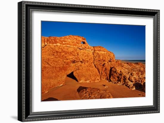 Red Beach-Howard Ruby-Framed Photographic Print