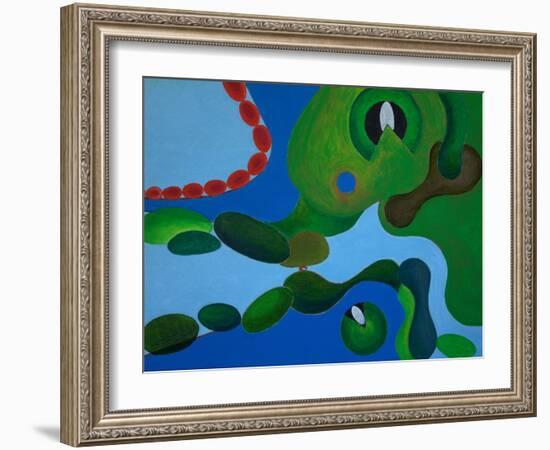 Red Beads, 2009-Jan Groneberg-Framed Giclee Print