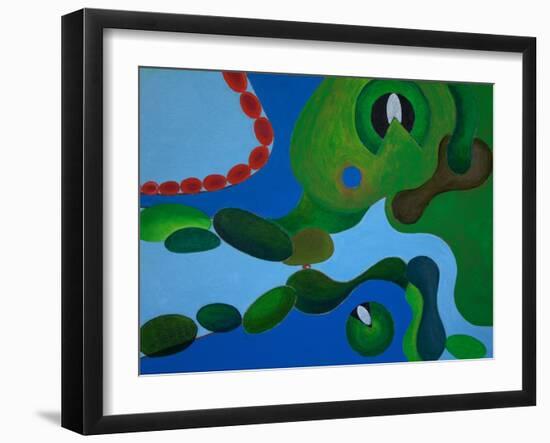 Red Beads, 2009-Jan Groneberg-Framed Giclee Print