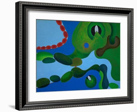 Red Beads, 2009-Jan Groneberg-Framed Giclee Print