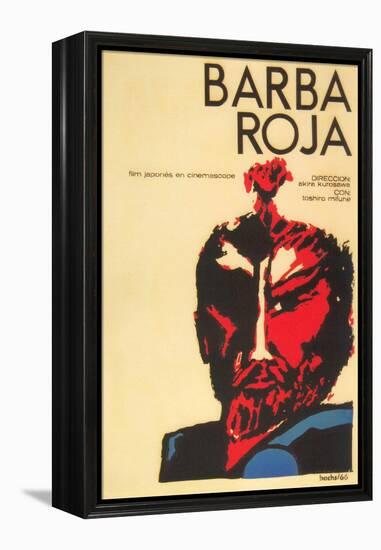 Red Beard, Cuban Movie Poster, 1964-null-Framed Stretched Canvas