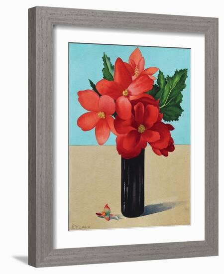 Red Begonias-Christopher Ryland-Framed Giclee Print