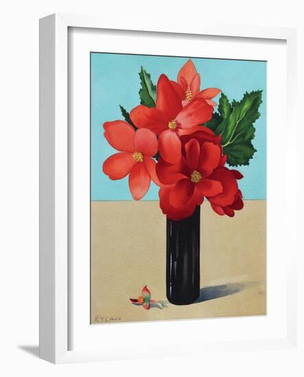 Red Begonias-Christopher Ryland-Framed Giclee Print