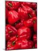 Red Bell Peppers for Sale at Weekly Market, Arles, Bouches-Du-Rhone, Provence-Alpes-Cote D'Azur-null-Mounted Photographic Print