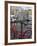 Red Bicycle by the Herengracht Canal, Amsterdam, Netherlands, Europe-Amanda Hall-Framed Photographic Print