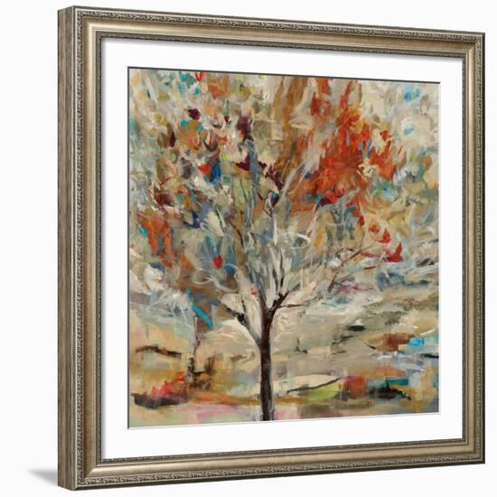 Red Bird Tree-Jodi Maas-Framed Giclee Print