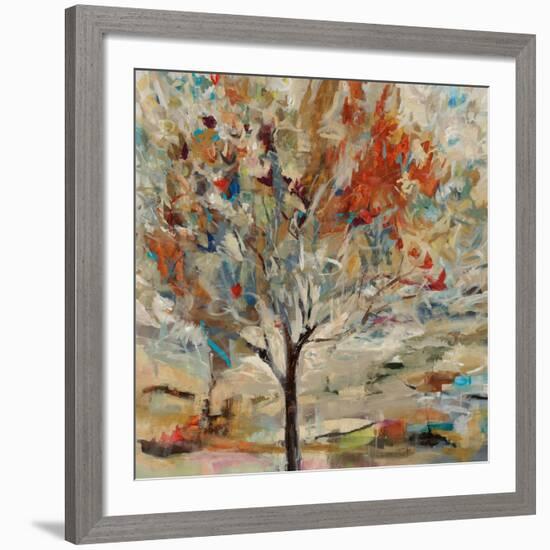 Red Bird Tree-Jodi Maas-Framed Giclee Print