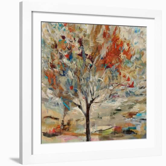 Red Bird Tree-Jodi Maas-Framed Giclee Print