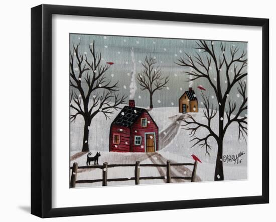 Red Birds 1-Karla Gerard-Framed Giclee Print