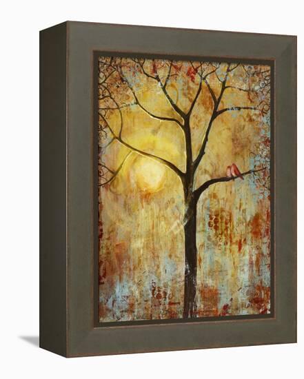 Red Birds Tree Tree of Life Wall Decor Print-Blenda Tyvoll-Framed Stretched Canvas