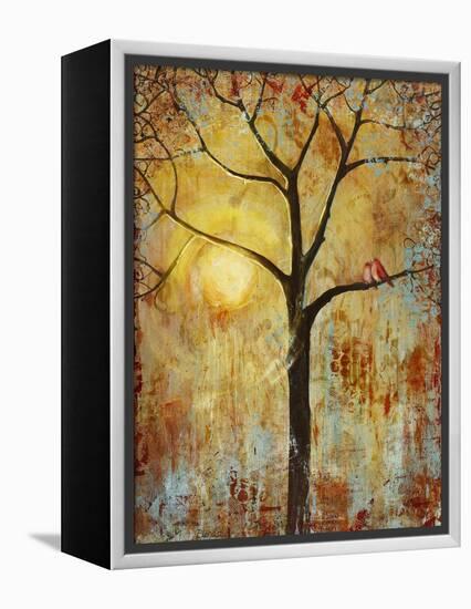 Red Birds Tree Tree of Life Wall Decor Print-Blenda Tyvoll-Framed Stretched Canvas