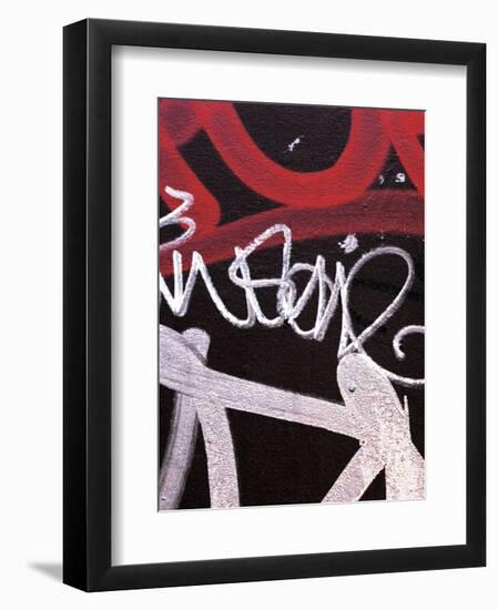 Red Black Tag 1-Jenny Kraft-Framed Art Print