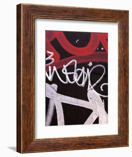 Red Black Tag 1-Jenny Kraft-Framed Art Print