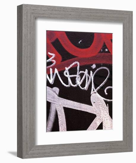 Red Black Tag 1-Jenny Kraft-Framed Art Print