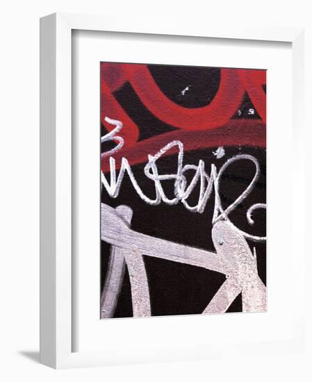 Red Black Tag 1-Jenny Kraft-Framed Art Print