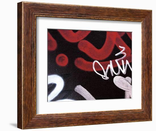 Red Black Tag 2-Jenny Kraft-Framed Art Print