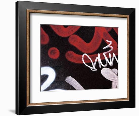 Red Black Tag 2-Jenny Kraft-Framed Art Print