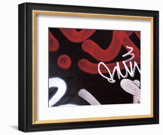 Red Black Tag 2-Jenny Kraft-Framed Art Print