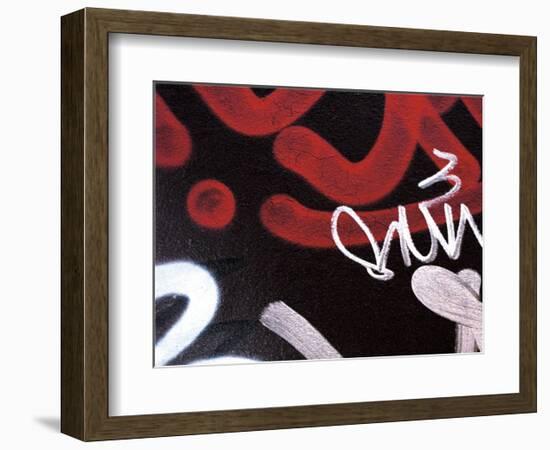 Red Black Tag 2-Jenny Kraft-Framed Art Print