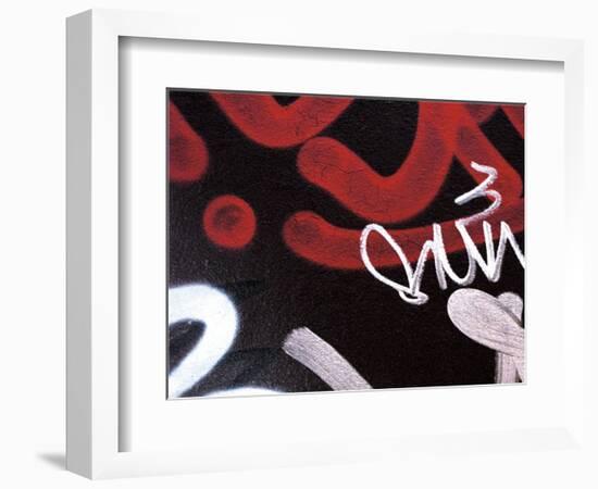 Red Black Tag 2-Jenny Kraft-Framed Art Print