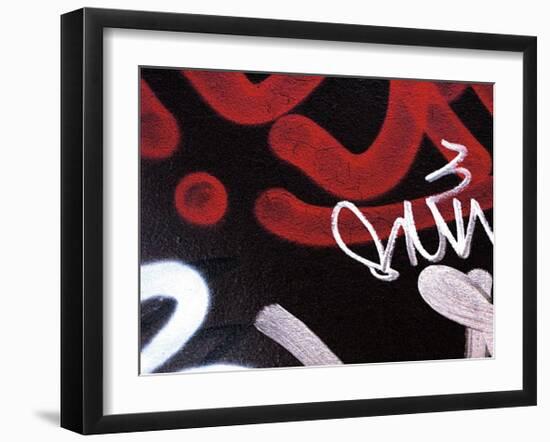 Red Black Tag II-Jenny Kraft-Framed Giclee Print