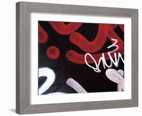 Red Black Tag II-Jenny Kraft-Framed Giclee Print