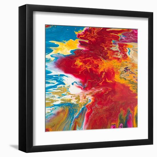 Red Blizzard-Roberto Gonzalez-Framed Art Print