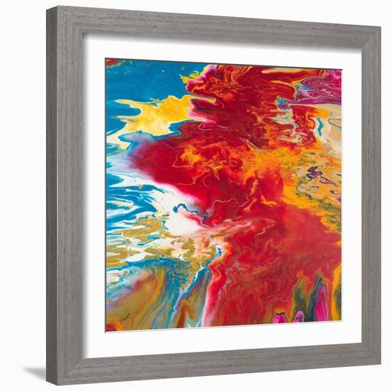 Red Blizzard-Roberto Gonzalez-Framed Art Print