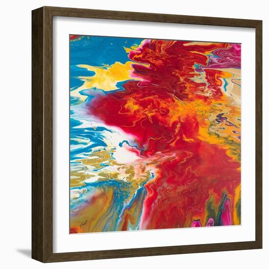 Red Blizzard-Roberto Gonzalez-Framed Art Print