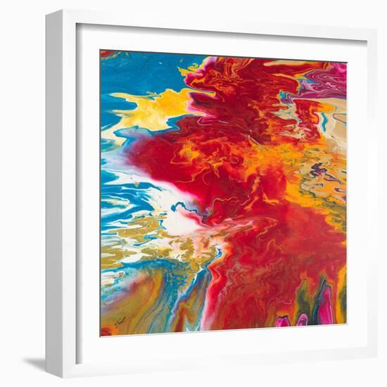 Red Blizzard-Roberto Gonzalez-Framed Art Print