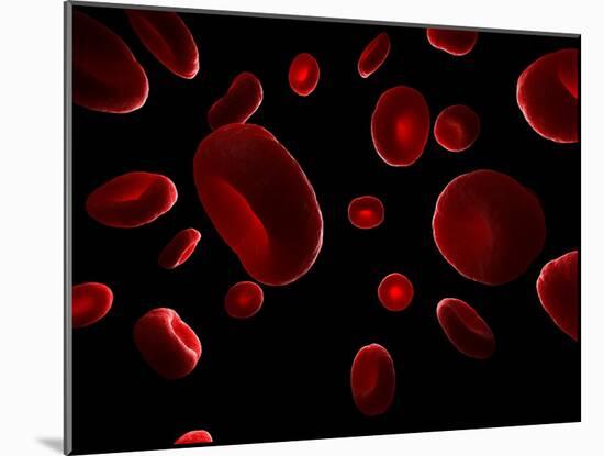 Red Blood Cells, Artwork-SCIEPRO-Mounted Photographic Print